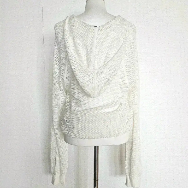 [BUNJANG] Lacoste Crochet Hooded Knit / 라코스테  크로쉐 후드 니트