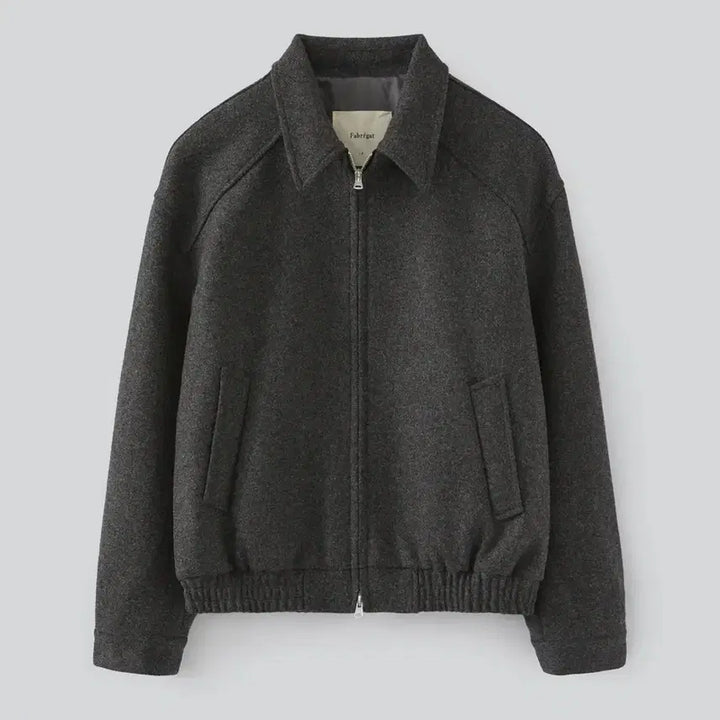 [BUNJANG] Fabregas Gusto Wool Blouson Charcoal / 파브레가 / 구스토 울 블루종 차콜 / 2