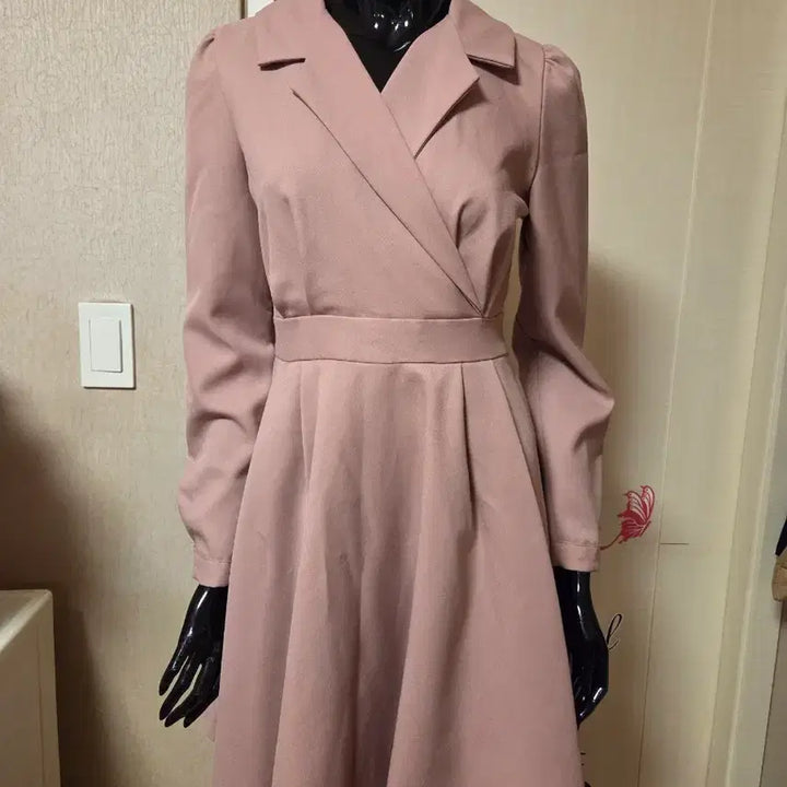 [BUNJANG] Pink Ribbon Dress / 핑크 리본원피스 정55