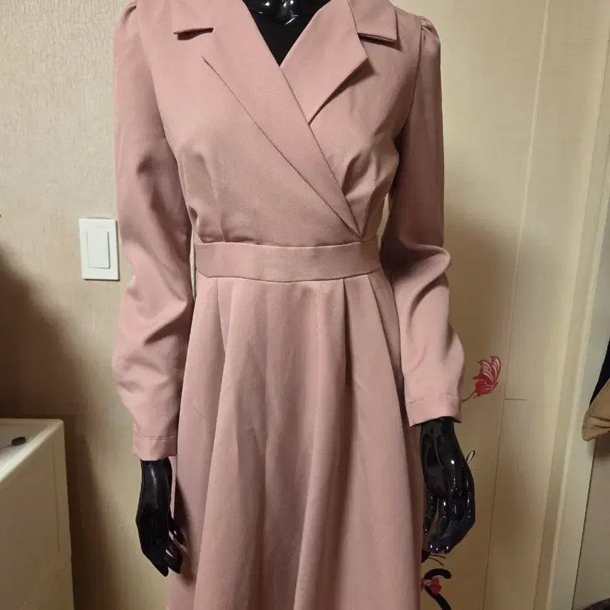 [BUNJANG] Pink Ribbon Dress / 핑크 리본원피스 정55