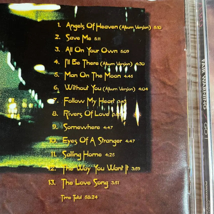 [SOLD OUT] [중고음반/CD] 페어 워닝 Fair Warning - Go!