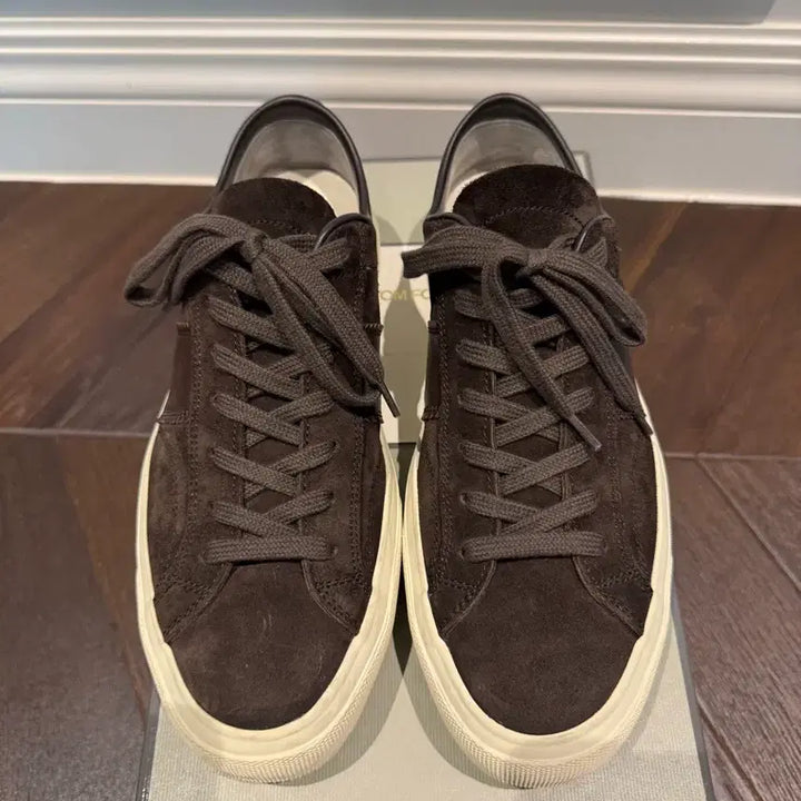 [BUNJANG] Tom Ford Crosta Suede Cambridge Sneakers / [UK 7.5] 톰포드 크로스타 스웨이드 캠프리지 스니커즈 265