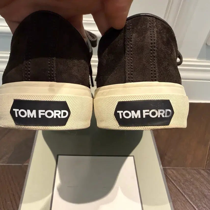 [BUNJANG] Tom Ford Crosta Suede Cambridge Sneakers / [UK 7.5] 톰포드 크로스타 스웨이드 캠프리지 스니커즈 265