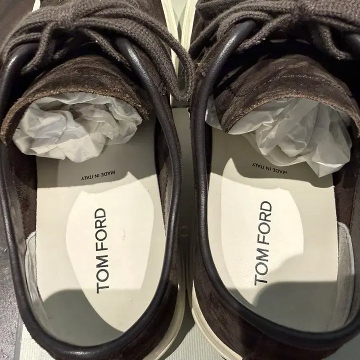 [BUNJANG] Tom Ford Crosta Suede Cambridge Sneakers / [UK 7.5] 톰포드 크로스타 스웨이드 캠프리지 스니커즈 265