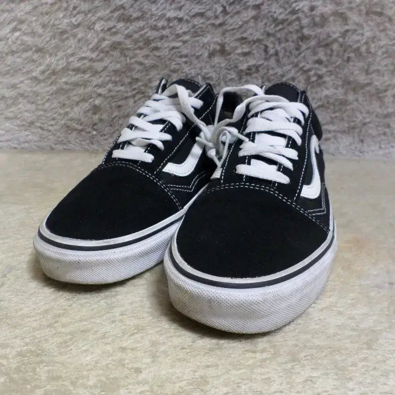[SOLD OUT] 후루룩구제 275 반스 올드스쿨 블랙 운동화 중고 신발