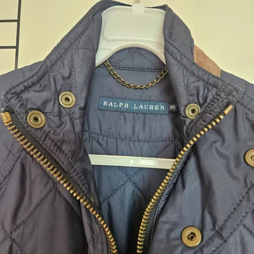 [BUNJANG] Polo Navy Quilted Jacket / 폴로 네이비 퀄팅 자켓