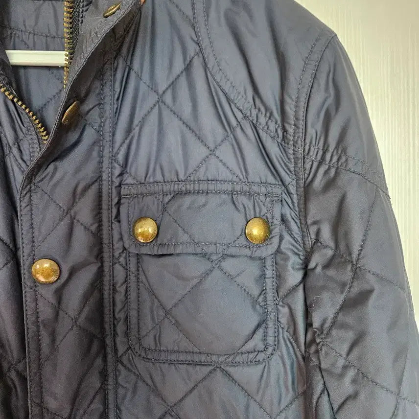 [BUNJANG] Polo Navy Quilted Jacket / 폴로 네이비 퀄팅 자켓
