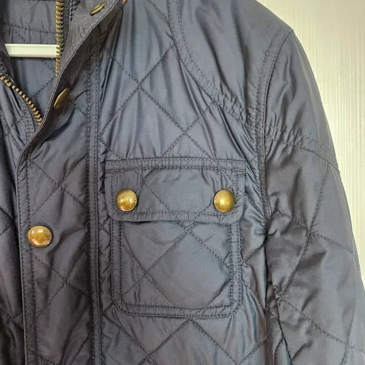 [BUNJANG] Polo Navy Quilted Jacket / 폴로 네이비 퀄팅 자켓