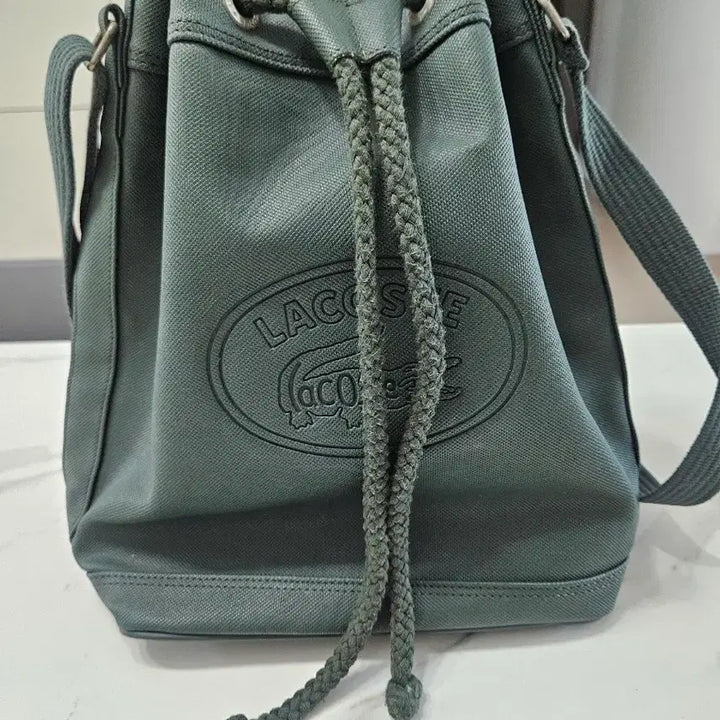 [BUNJANG] Lacoste Bucket Bag Green Shoulder Bag / Lacoste 라코스테 버킷백 그린 숄더백