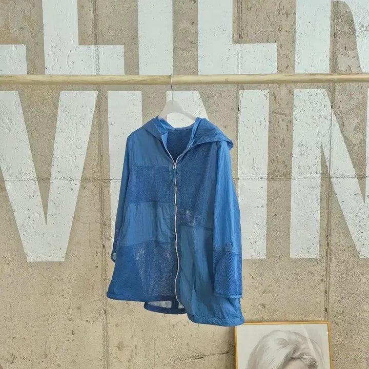 [BUNJANG] Elegant Mesh Hooded Jacket / 77)엘레강스  여름 매쉬 후드 자켓