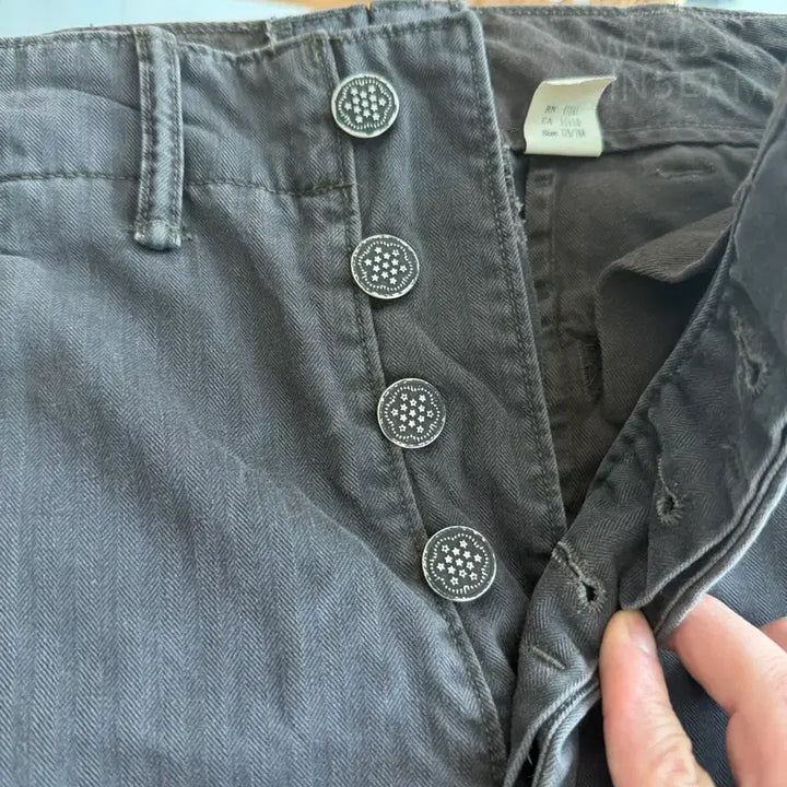 [BUNJANG] RRL Herringbone Pants - 30 Size / RRL 블랙 헤링본 팬츠 30사이즈