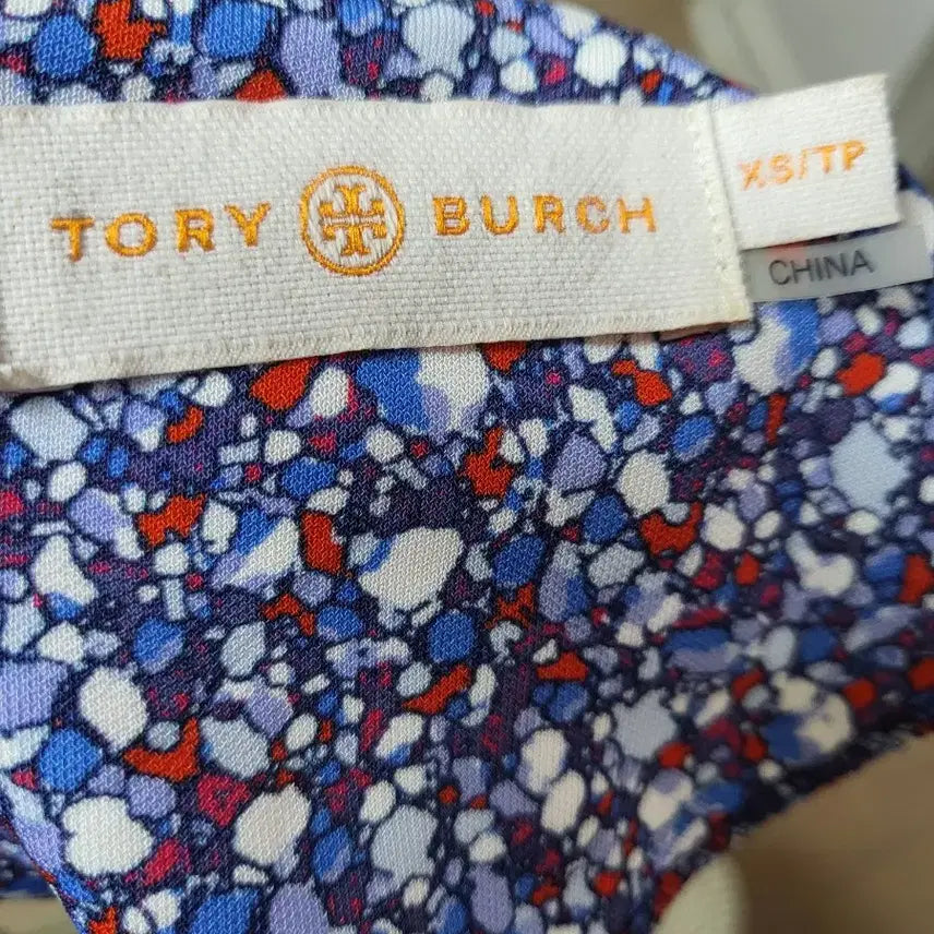 [BUNJANG] Tory Burch Flower Midi Sleeve Dress / 토리버치 플라워 미디 슬리브 원피스