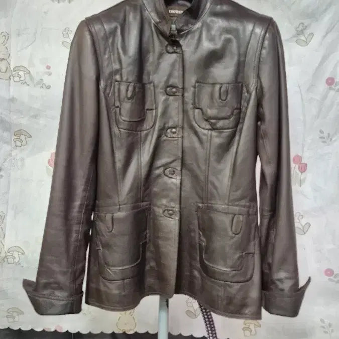 [BUNJANG] Danie Handmade Lambskin Leather Jacket / 캐나다) 다니에    핸드메이드   양가죽   자켓