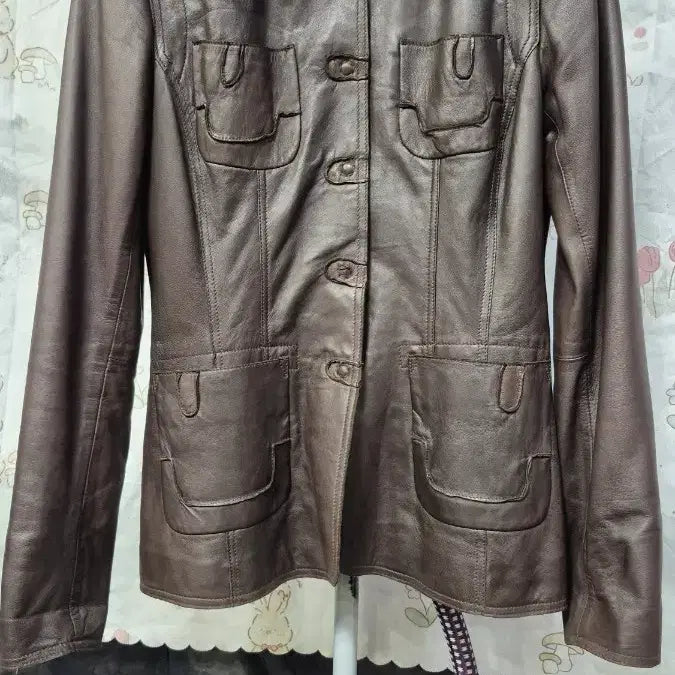[BUNJANG] Danie Handmade Lambskin Leather Jacket / 캐나다) 다니에    핸드메이드   양가죽   자켓