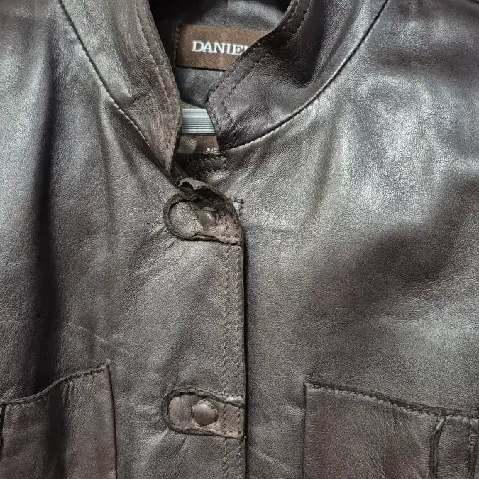 [BUNJANG] Danie Handmade Lambskin Leather Jacket / 캐나다) 다니에    핸드메이드   양가죽   자켓
