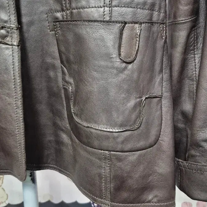 [BUNJANG] Danie Handmade Lambskin Leather Jacket / 캐나다) 다니에    핸드메이드   양가죽   자켓