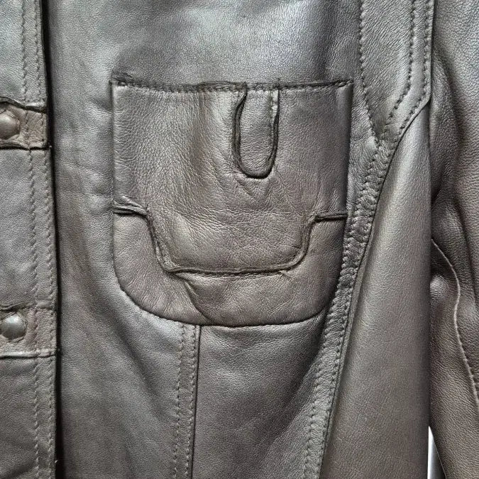 [BUNJANG] Danie Handmade Lambskin Leather Jacket / 캐나다) 다니에    핸드메이드   양가죽   자켓