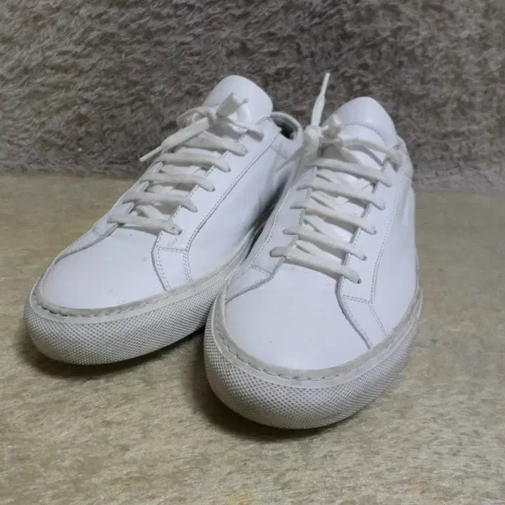 [BUNJANG] Common Projects Achilles Low White Sneakers / 후루룩구제 270 커먼프로젝트 아킬레스 로우 화이트 운동화 중고 신발