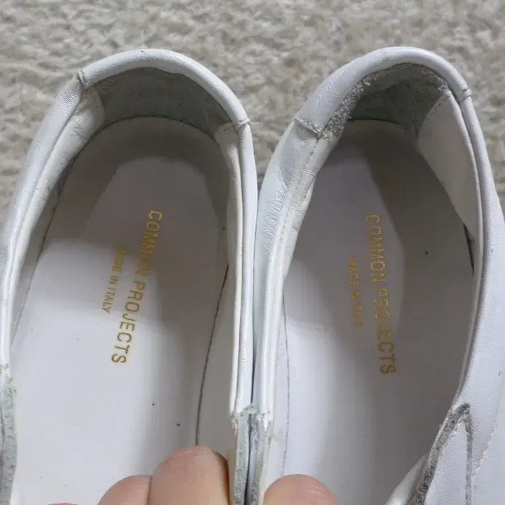 [BUNJANG] Common Projects Achilles Low White Sneakers / 후루룩구제 270 커먼프로젝트 아킬레스 로우 화이트 운동화 중고 신발
