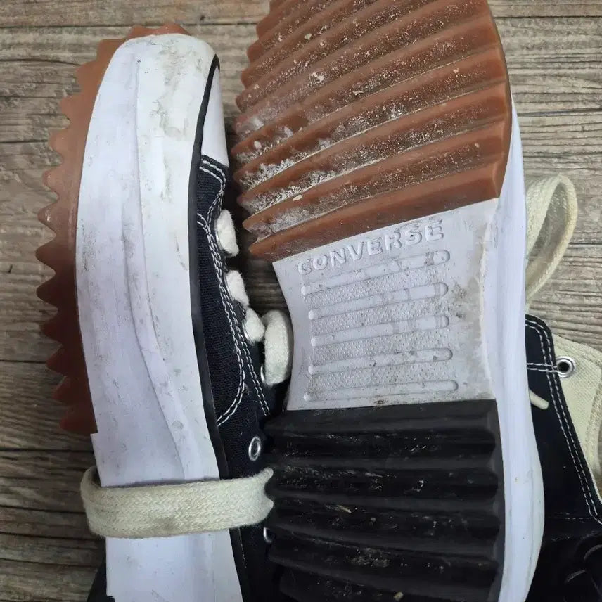 [BUNJANG] Converse Black High Top Sneakers / 컨버스 블랙 하이 스니커즈 운동화