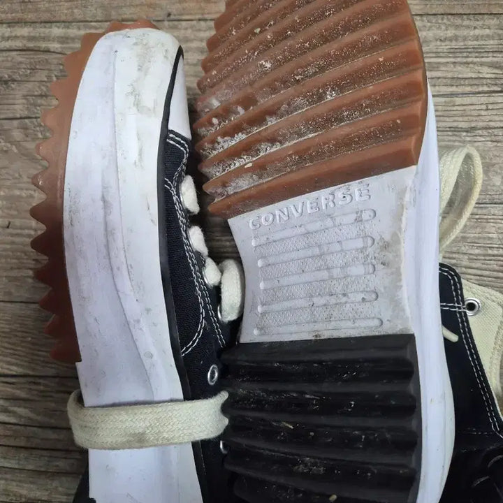 [BUNJANG] Converse Black High Top Sneakers / 컨버스 블랙 하이 스니커즈 운동화