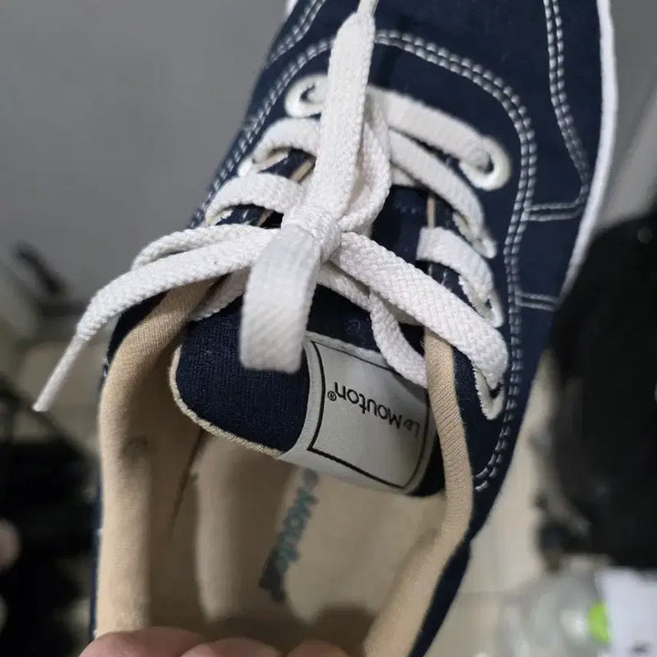 [BUNJANG] Le Mouton Navy Sneakers 225 / 르무통 Le Mouton 네이비 스니커즈 225