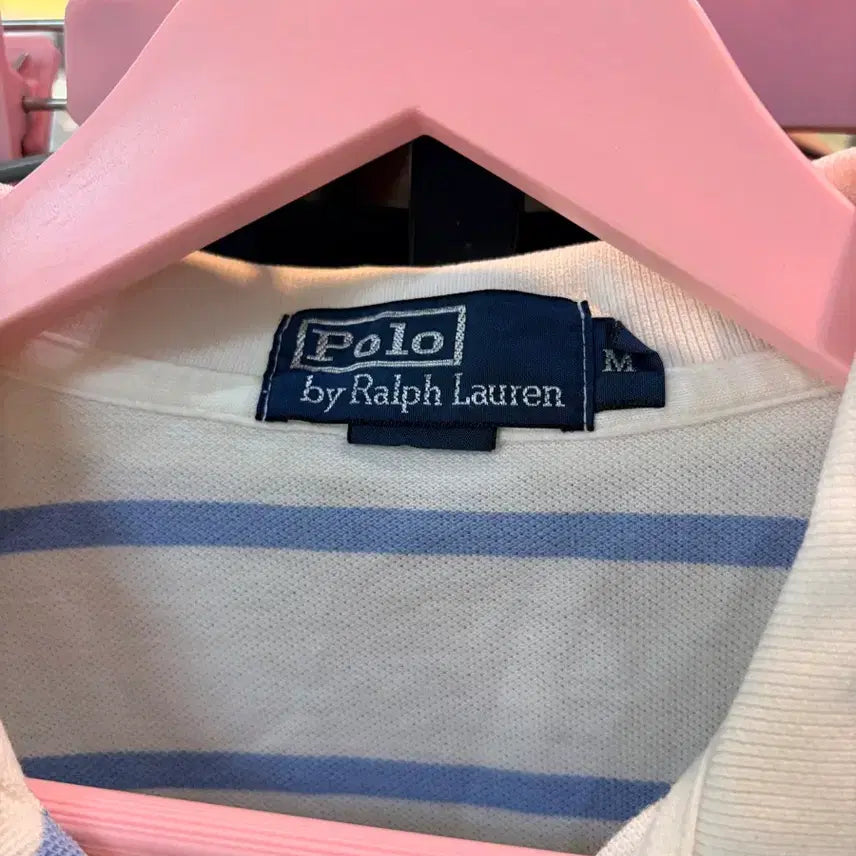 [BUNJANG] Polo Ralph Lauren Striped Short Sleeve Polo Shirt / 폴로 랄프로렌 스트라이프 반팔 카라티