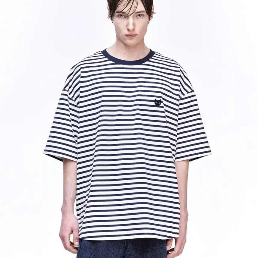 [SOLD OUT] 송지오 지제로 레트로 퓨처 티셔츠 네이비 - XS 사이즈