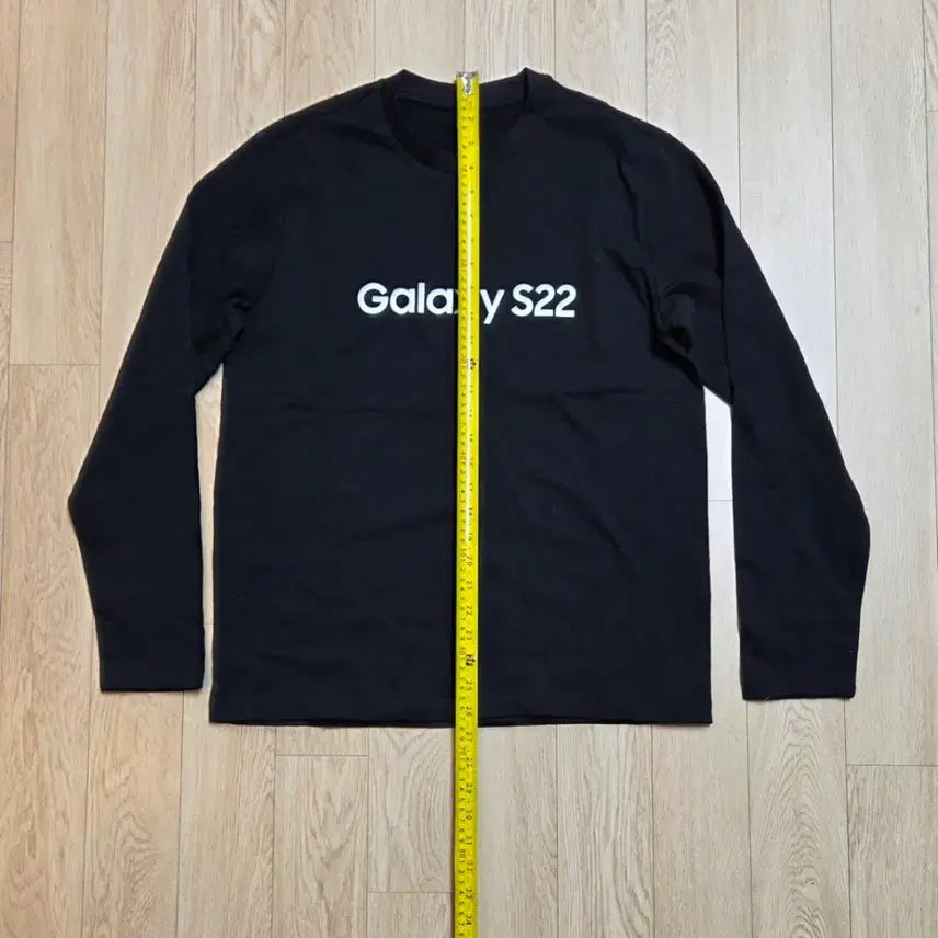 [BUNJANG] Samsung Galaxy S22 Long Sleeve T-shirt (S Size) / 미사용 갤럭시 S22 긴팔티 S사이즈 (90정도) (줄자사진 참고하시길요
