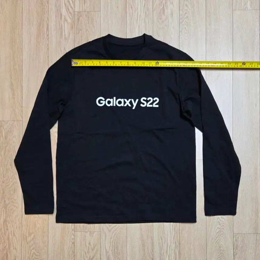 [BUNJANG] Samsung Galaxy S22 Long Sleeve T-shirt (S Size) / 미사용 갤럭시 S22 긴팔티 S사이즈 (90정도) (줄자사진 참고하시길요