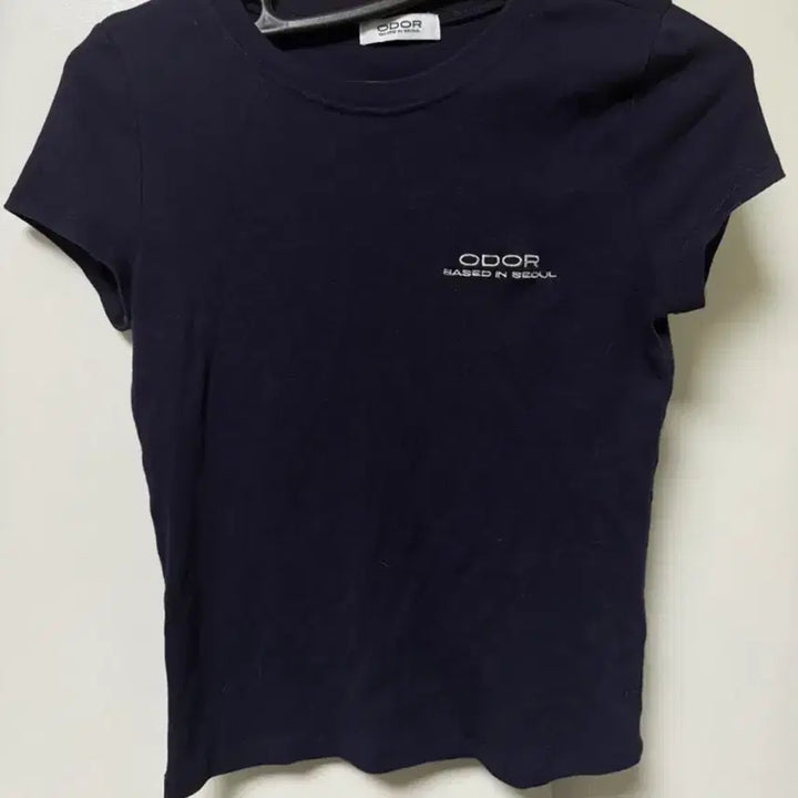 [BUNJANG] ODOR Basic Navy T-shirt / ODOR 베이직 반팔 티셔츠 네이비