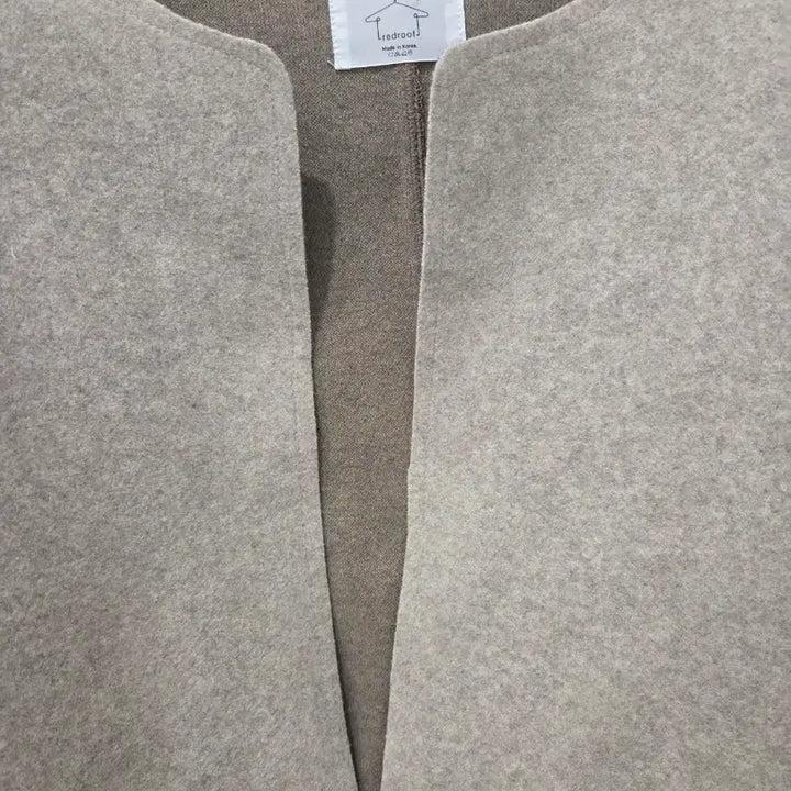[BUNJANG] Beige Round Neck Pocket Jacket / 베이지 라운드넥 포켓 자켓