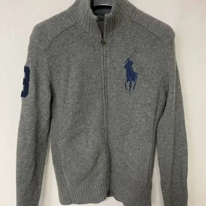 [BUNJANG] Polo Ralph Lauren Big Pony Knit Zip-up / 폴로 빅포니 니트 집업
