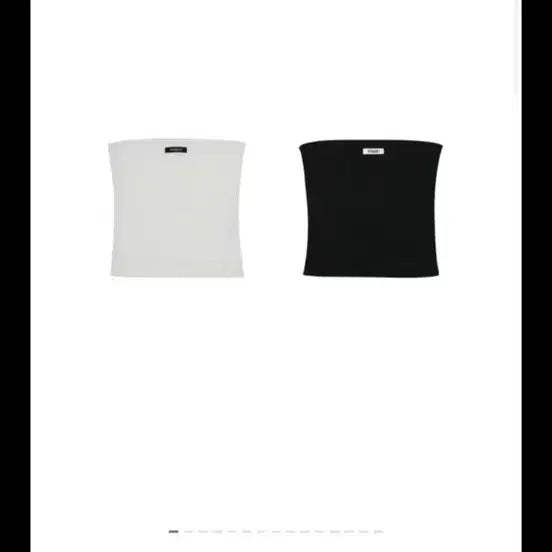 [BUNJANG] Bohemian Seoul Basic Tube Top / (새상품)보헤미안서울 베이직 튜브탑 BASIC TUBE TOP 화이트만