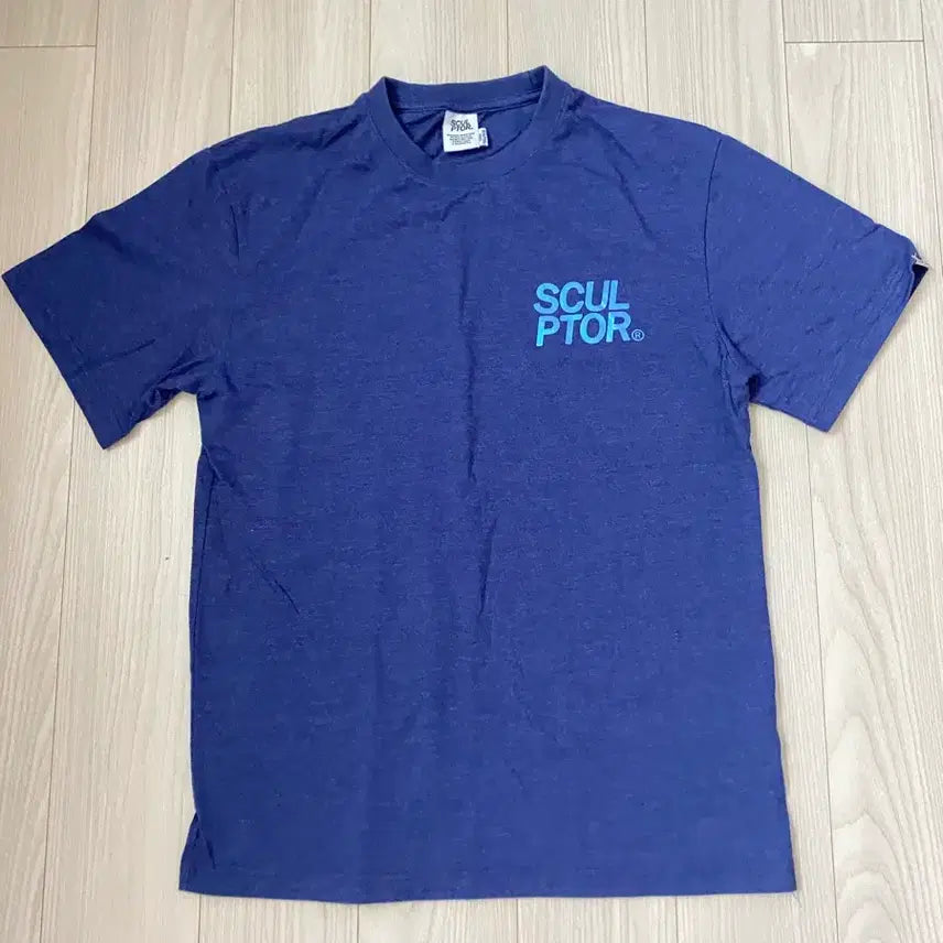 [BUNJANG] SCULPTOR Navy Short Sleeve T-shirt / SCULPTOR 반팔 티셔츠 네이비 s