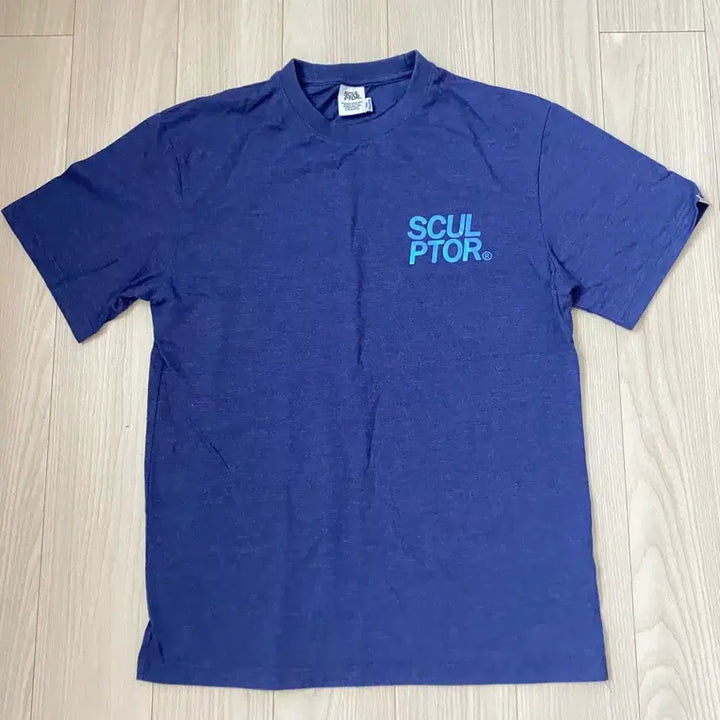 [BUNJANG] SCULPTOR Navy Short Sleeve T-shirt / SCULPTOR 반팔 티셔츠 네이비 s