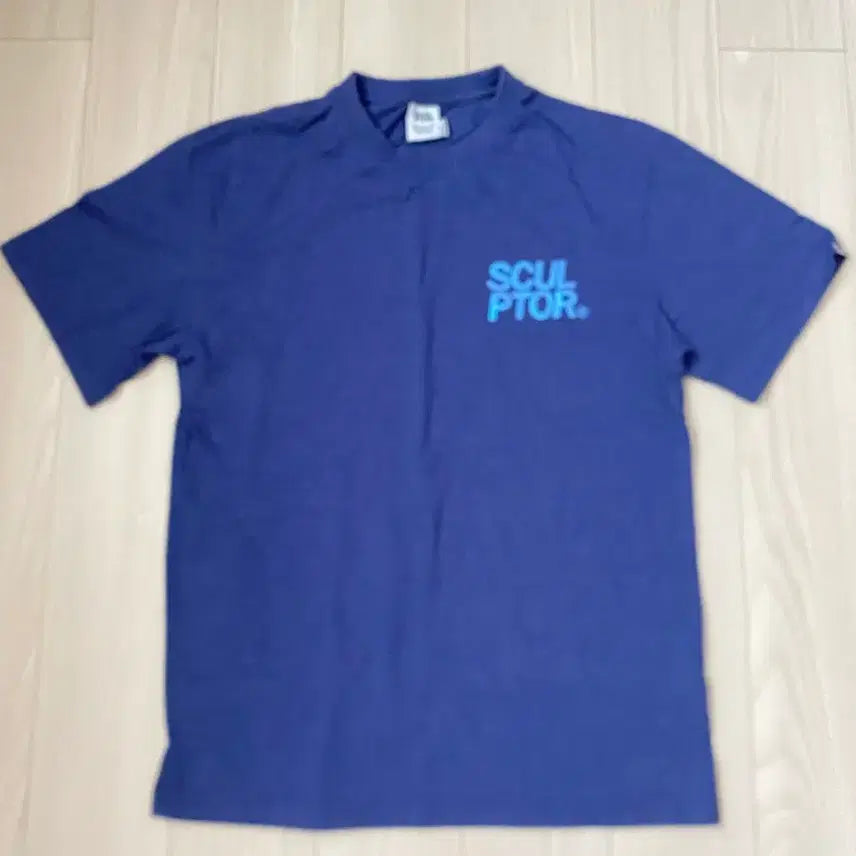 [BUNJANG] SCULPTOR Navy Short Sleeve T-shirt / SCULPTOR 반팔 티셔츠 네이비 s