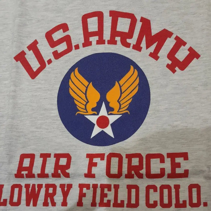 [BUNJANG] Outstanding Airforce Ash Grey Short Sleeve Shirt (L) / 아웃스탠딩 에어포스 에쉬그레이 반팔 (L)