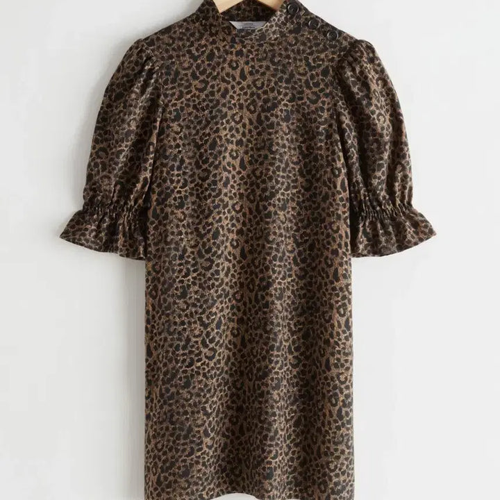[BUNJANG] &amp; Other Stories Leopard Mini Dress / 새상품)원피스 &amp; other stories 레오파드 미니원피스 호피 치마