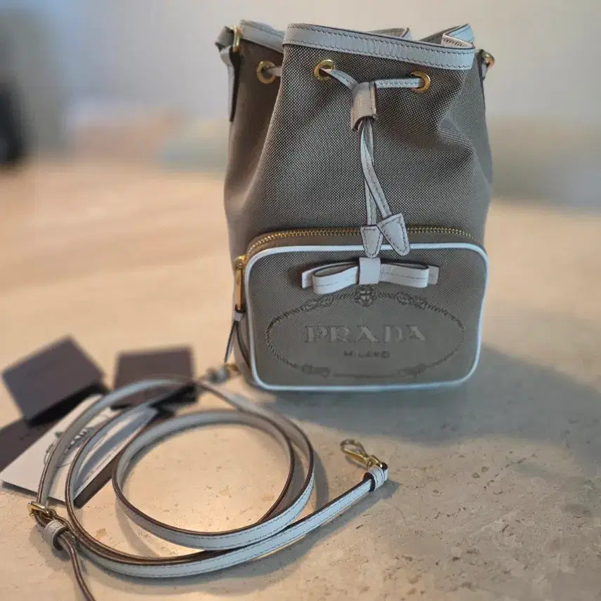 [BUNJANG] Prada Jacquard Bucket Bag / 프라다 자카드 버킷백