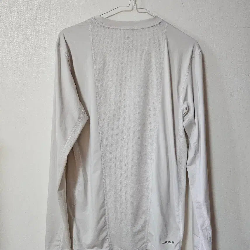 [BUNJANG] Adidas Techfit Long Sleeve White T-shirt / 아디다스 테크핏 긴팔 화이트 L