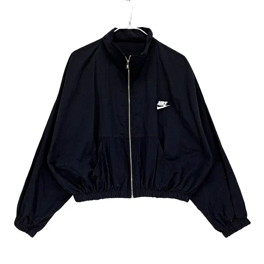 [SOLD OUT] 나이키 여성 크롭바람막이자켓 110 블랙 루즈핏 06925