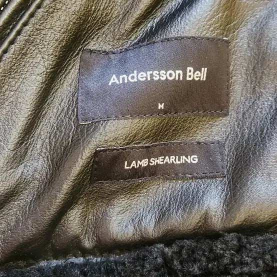 [BUNJANG] Andersson Bell Sheepskin Leather Jacket / 블랙 무스탕 양가죽 자켓 - 앤더슨벨
