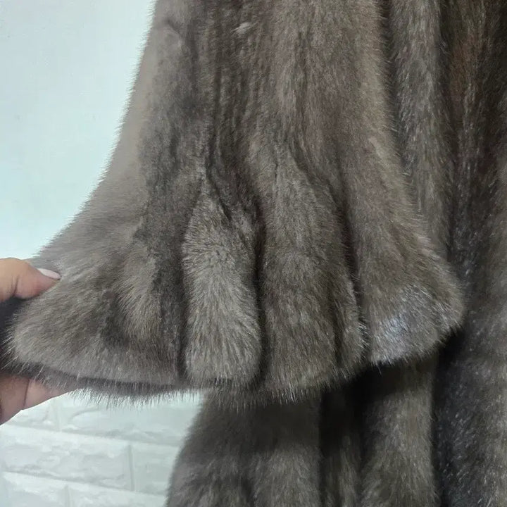 [BUNJANG] Frill Mink Fur Coat (Size 88) / 프릴 밍크(88)
