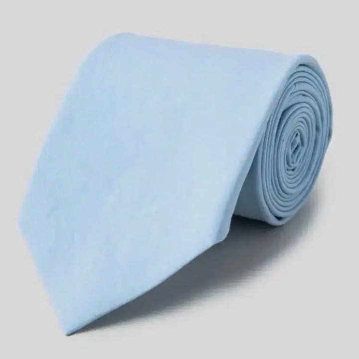 [BUNJANG] AURALEE Washed Pinstripe Twill Tie / 오라리 워시드 핀스 트윌 타이
