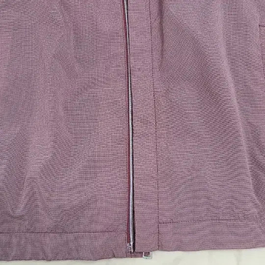 [BUNJANG] Rogatis Lightweight Nylon Check Zip-up Jacket / 로가디스  경량 나일론 체크 집업자켓