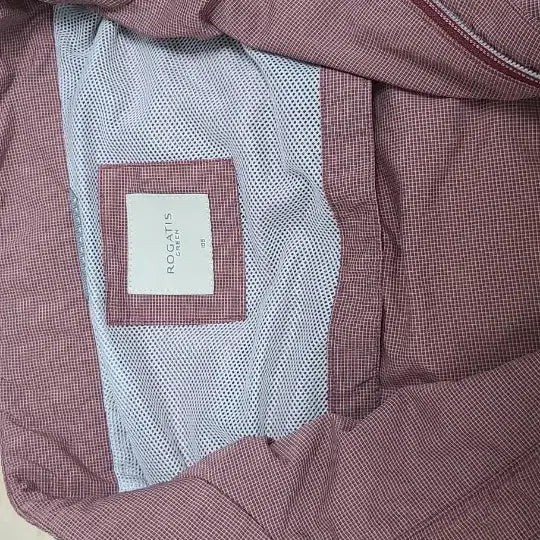 [BUNJANG] Rogatis Lightweight Nylon Check Zip-up Jacket / 로가디스  경량 나일론 체크 집업자켓