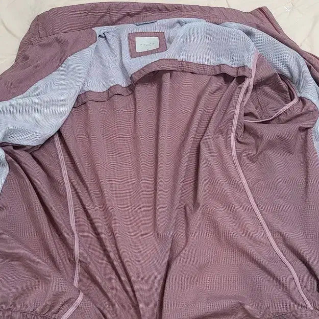 [BUNJANG] Rogatis Lightweight Nylon Check Zip-up Jacket / 로가디스  경량 나일론 체크 집업자켓