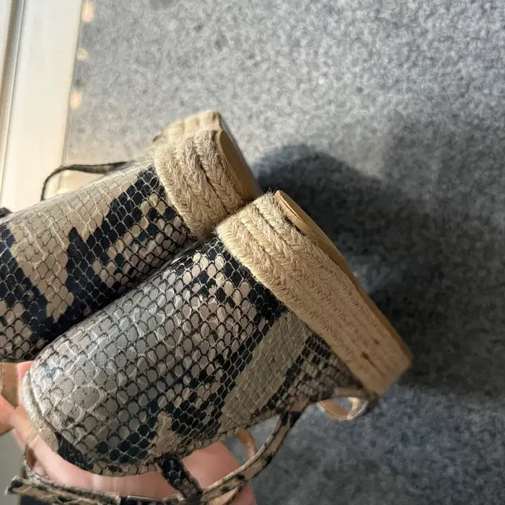 [BUNJANG] Ssim Wedge Heel Handmade Shoes 245 / 씸 웨지힐 수제화 245