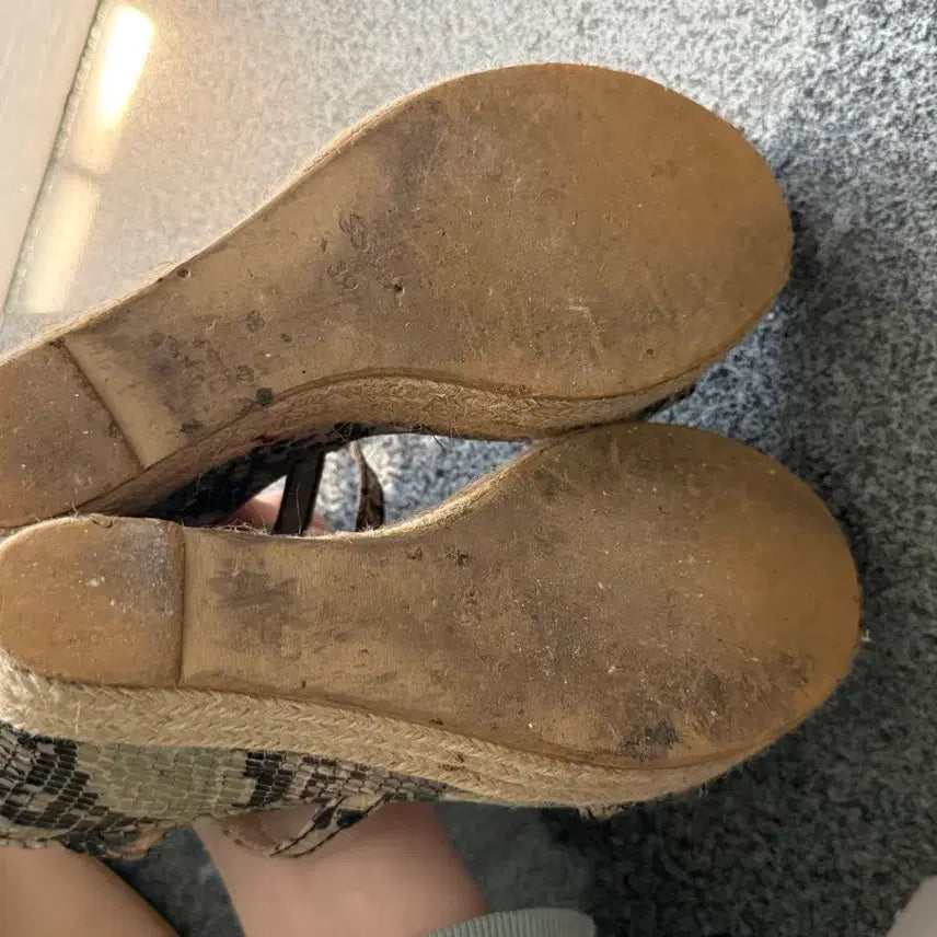 [BUNJANG] Ssim Wedge Heel Handmade Shoes 245 / 씸 웨지힐 수제화 245